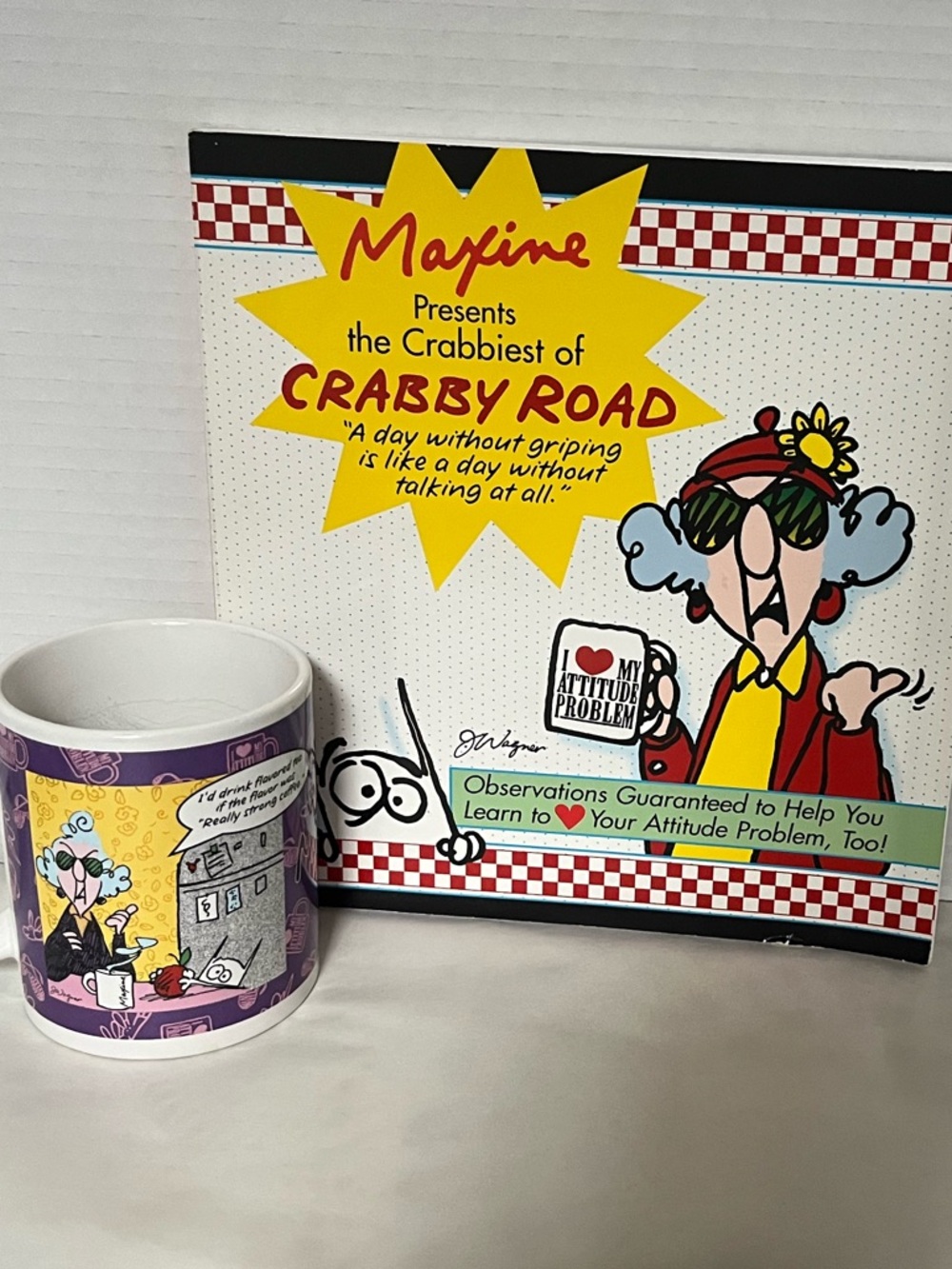 Maxine 'Crabby Road' book with Maxine Coffee Mug